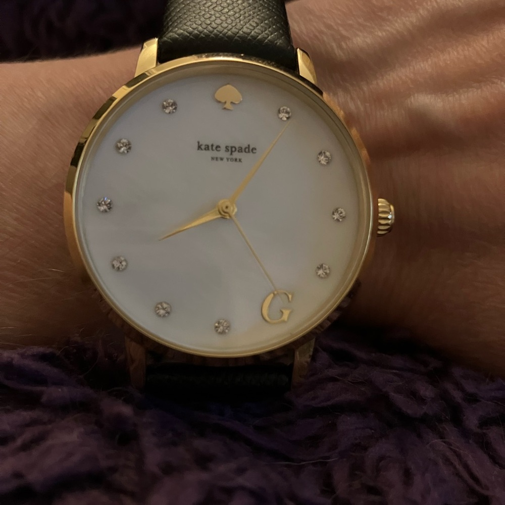 Kate Spade Gold and Black Watch